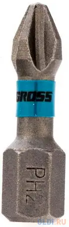 Набор бит торсионных ph2x25 мм, для ударных шуруповертов, 10 шт.// gross, фотография 1