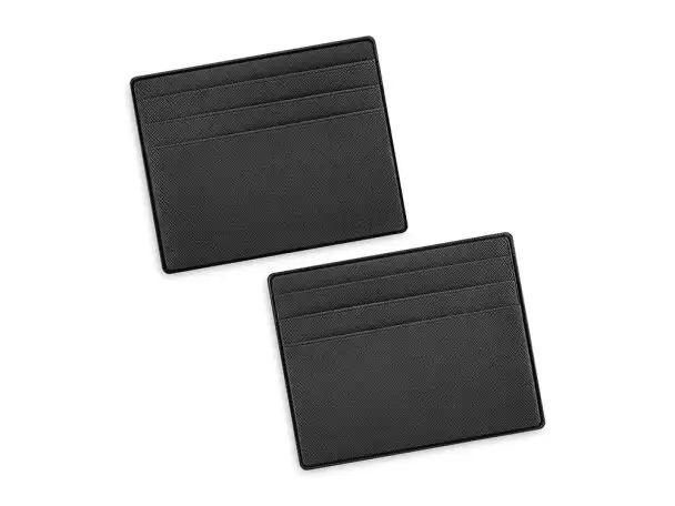 Картхолдер для денег и шести пластиковых карт Favor, черный, фотография 2