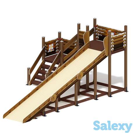 Горка зима (коричневый) н-2000 ио 49.01.02-03, фотография 1