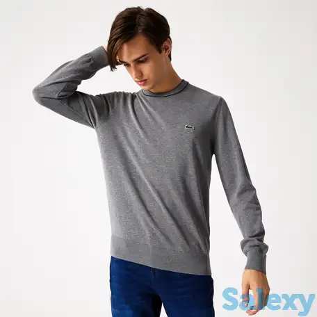 Мужской свитер lacoste из органического хлопка, фотография 1