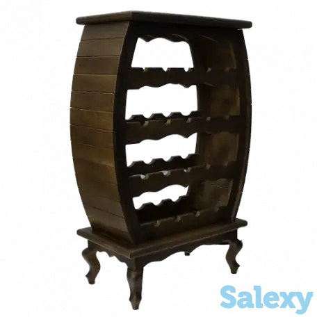 Стеллаж из натурального дерева, фотография 3