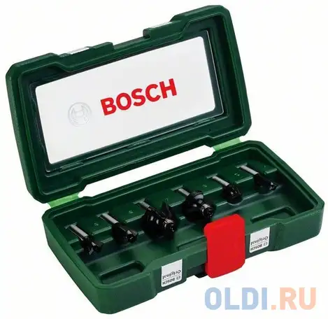 Набор фрез по дереву bosch 6 нм-set 2607019463, фотография 1