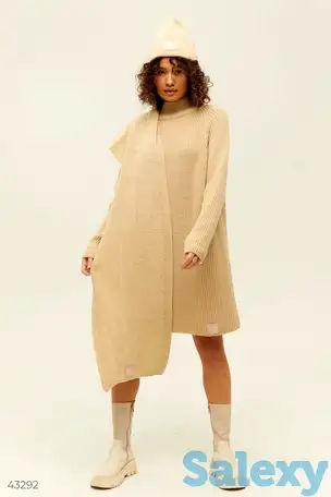 Вязаный теплый шарф, фотография 3