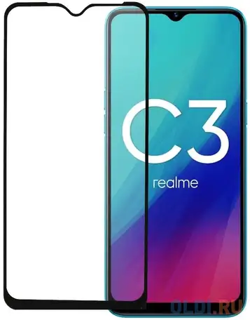 Пленка защитная pero защитное стекло pero full glue для realme c3,, фотография 1