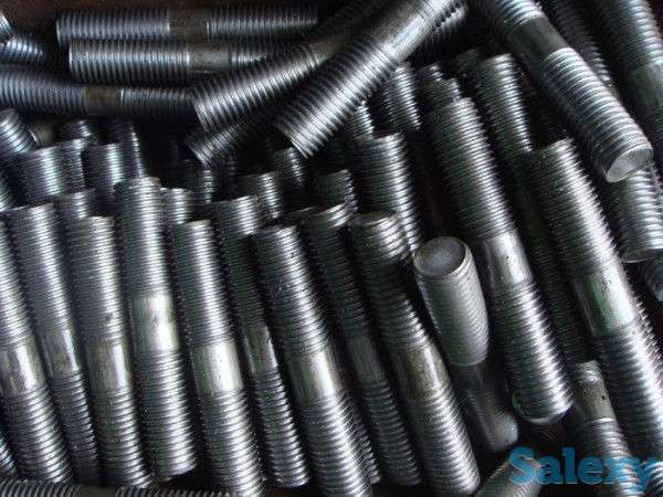 Шпильки с двух сторонней резьбой фланцевые, фотография 1