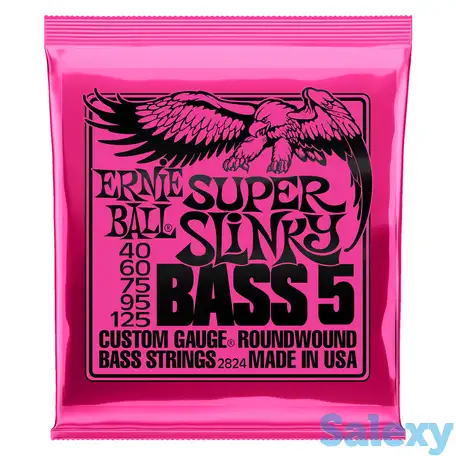 Струны для 5-струнной бас-гитары ernie ball super slinky bass 5 p02824, фотография 1