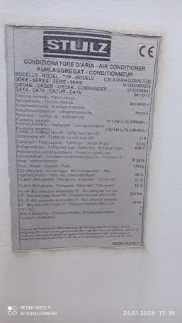 Прецизионный кондиционер STULZ CSLA2 FRH-Type1 для серверных помещений., фотография 4
