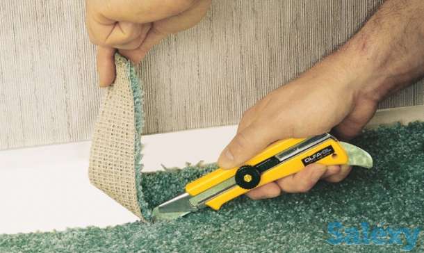 Укладка ковролина, фотография 1