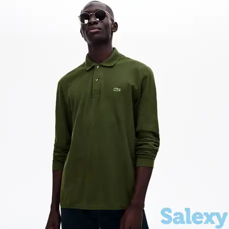 Поло lacoste classic fit с длинным рукавом, фотография 1