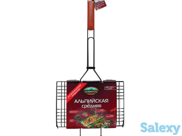 Решетка-гриль «АЛЬПИЙСКАЯ» средняя с антипригарным покрытием, фотография 2