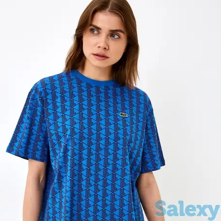 Женская хлопковая футболка lacoste, фотография 1