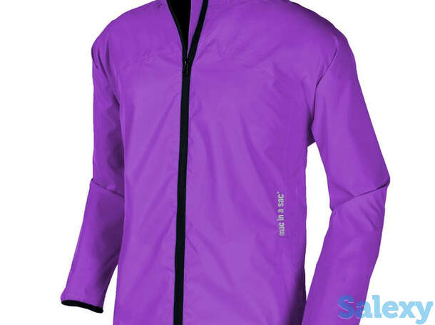 Ветровка мужская непромокаемая мембранная mac in a sac classic фиолетовая, фотография 1