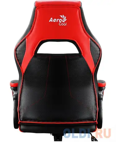 Кресло игровое aerocool aс40c air черный/красный сиденье черный/красный полиуретан крестов., фотография 1