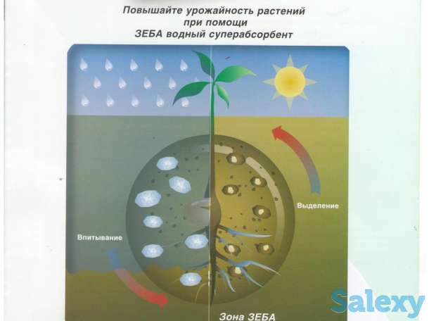 Водный суперабсорбент ЗЕБА, фотография 1