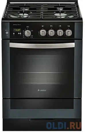 Газовая плита gefest пг 6300-03 0046 черный, фотография 1