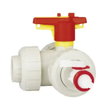 Кран шаровый, Запорная арматура ПЭ100, ПП, ПВХ и ПВДФ, фотография 7