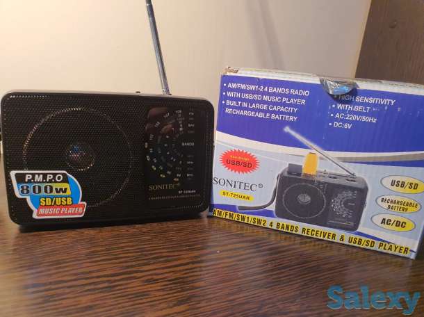 Портативное Радио, компактный Радиоприемник Sonitec, фотография 1