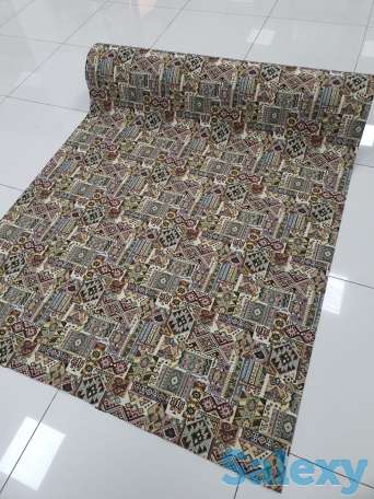 Шикарный гобеленовый коврик метражом ковровая дорожка Италия 135 см, фотография 2