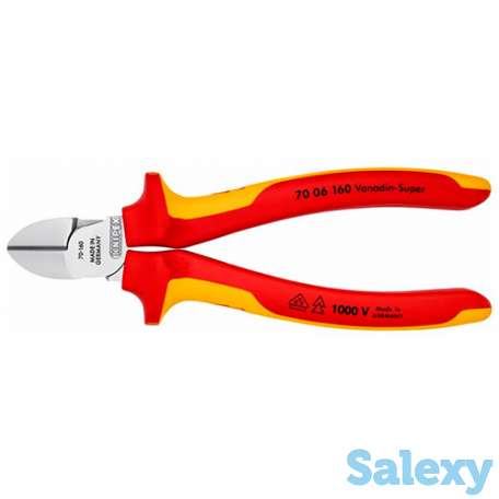 Бокорезы диэлектрические 1000v 180 мм knipex kn-7006160, фотография 2