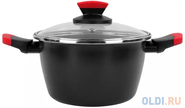 Кастрюля vitrinor kilauea 24 24 см сталь, фотография 1