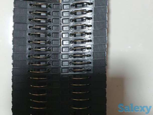 Прищепки черные упаковка 50 штук, фотография 1