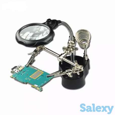 'Третья рука' для пайки и ювелирных работ газовый паяльник-горелка, фотография 1