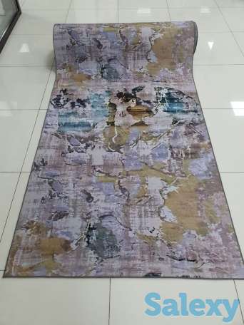 Тренд ковровая дорожка с красками, коврик метражом 120см, фотография 3