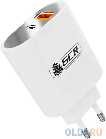 Gcr сетевое зарядное устройство 36w usb typea + typec, pd18w +, фотография 1