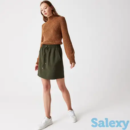 Женская юбка lacoste с регулируемым поясом, фотография 1