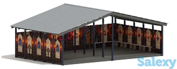 Теневой навес (замок. средневековый) - мф 70.8.5-11, фотография 1