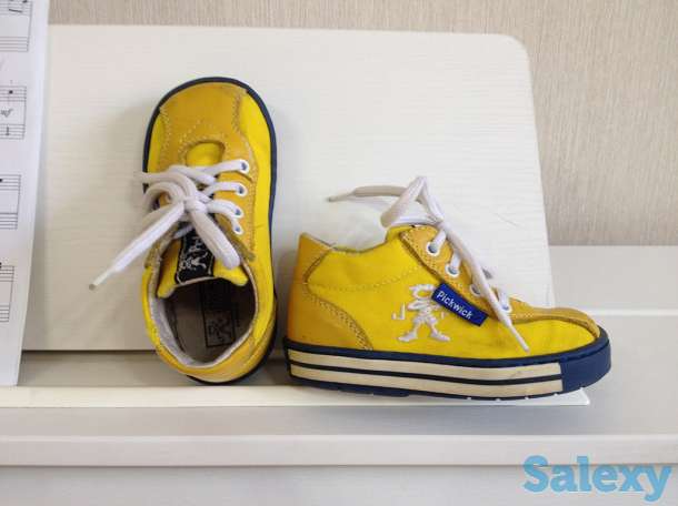 Ботинки детские Pickwick Jr (Италия), желтые, унисекс, недорого, фотография 6