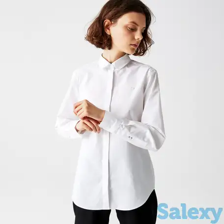 Женская рубашка lacoste slim fit, фотография 1