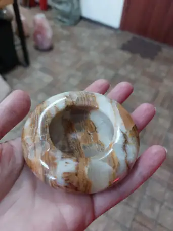 Пепельница Оникс круглая, фотография 1