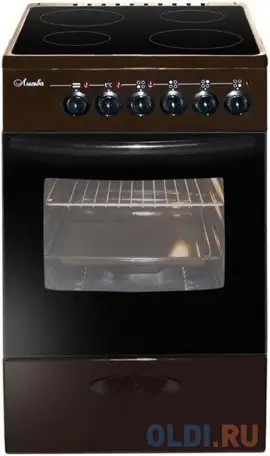 Электрическая плита лысьва ef4011mk00 коричневый, фотография 1