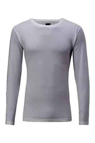 Термокофта goldwin men crew nech long sleeves white, фотография 20