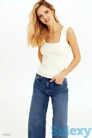 Базовый молочный топ, фотография 1