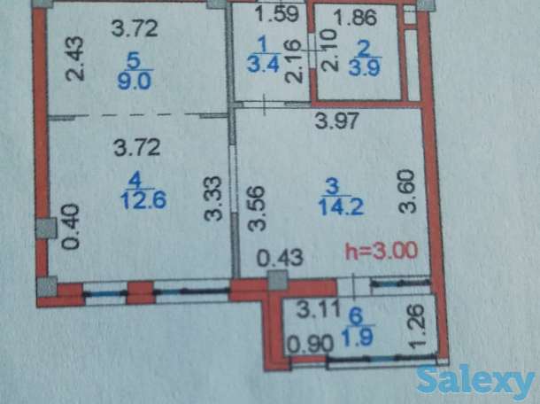 Продам 1 комн квартиру, Туркестана, 34Б, фотография 8