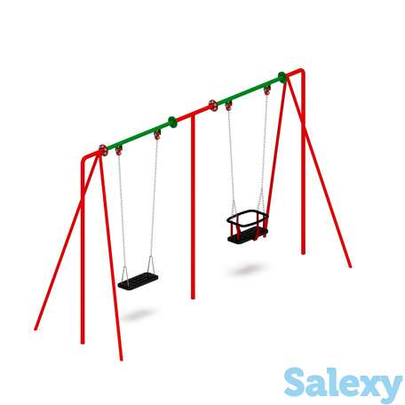 Качели уличные м2 ио 12.м.03.04.01-п, фотография 1