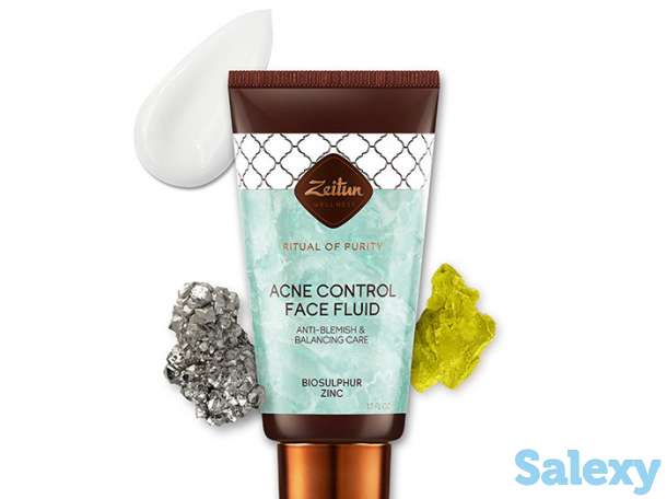 Крем-сыворотка для лица zeitun ritual of purity acne control facial fluid, фотография 2