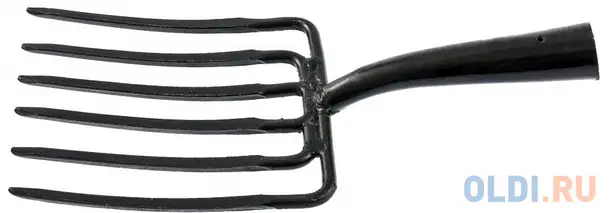 Вилы 6-х рогие, копальные, 195х220 мм, кованые, без черенка, арти// россия, фотография 1