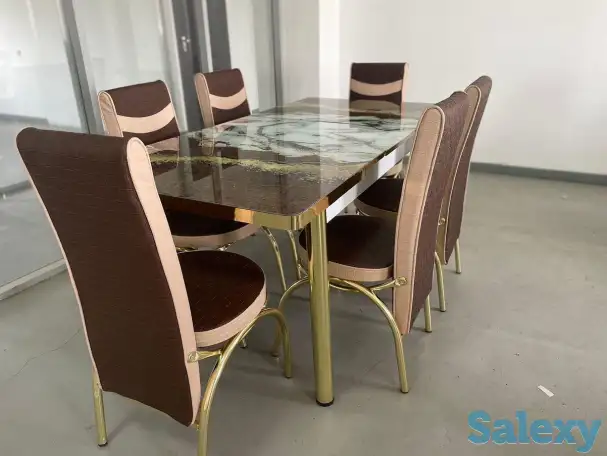 Кухонный комплект стол и 6 стульев. Производство Турция, фотография 2