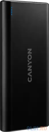 Внешний аккумулятор power bank 10000 мач canyon pb-106 черный, фотография 1