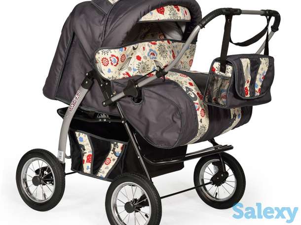 Коляска-трансформер для двойни Indigo Santa Cruz PC, фотография 1