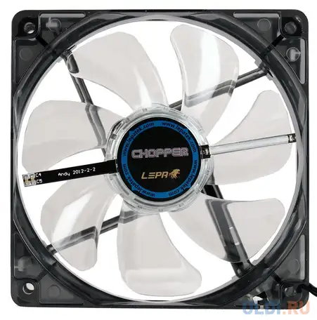Lpcp12n-r, duo pack,  fan 2x120mm, 900rpm, 40.18cfm, 16dba, dynamic red, фотография 1