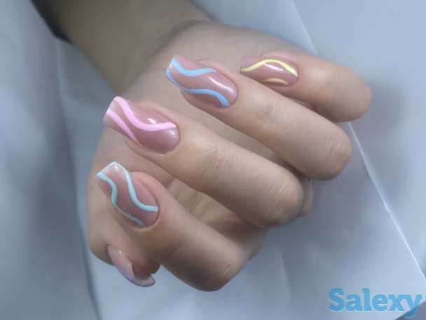 Укрепление гелем и Наращивание ногтей, фотография 9