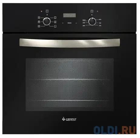 Электрический шкаф gefest эдв да 622-02 аs черный, фотография 1