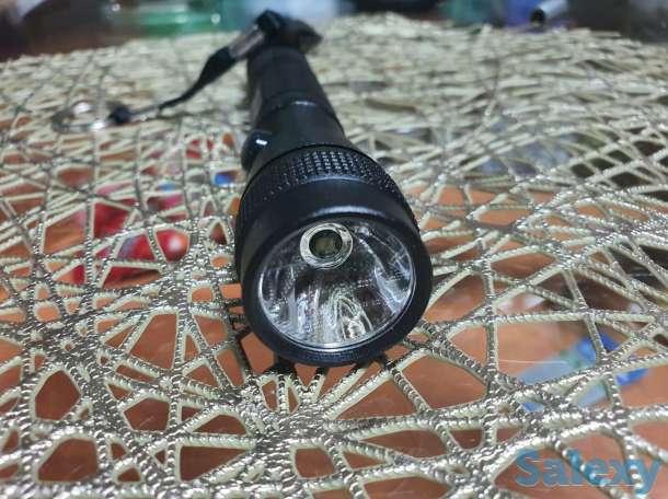 Фонарик железный металлический супер качество, фотография 5