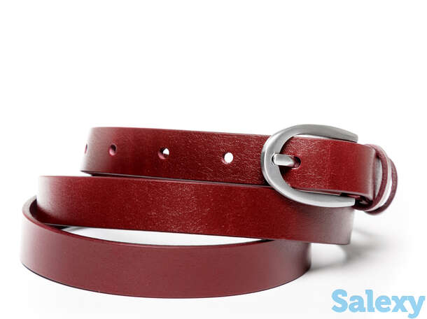 Ремень женский dancey burgundy, фотография 1