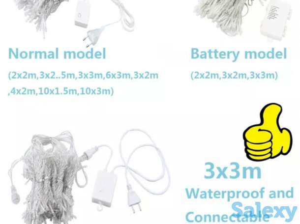 светодиодный Свадебный Сказочный светильник, Рождественский светильник 300, светодиодный Сказочный светильник, гирлянда, фотография 4