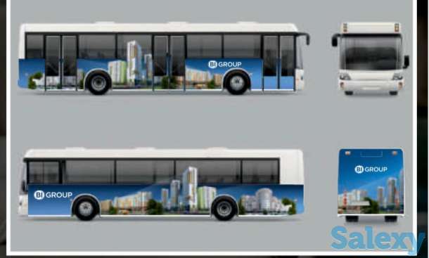 Реклама на автобусах (на городском транспорте), фотография 1